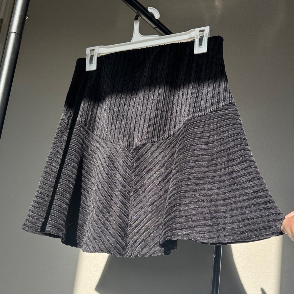 Free People Black A-Line Skirt